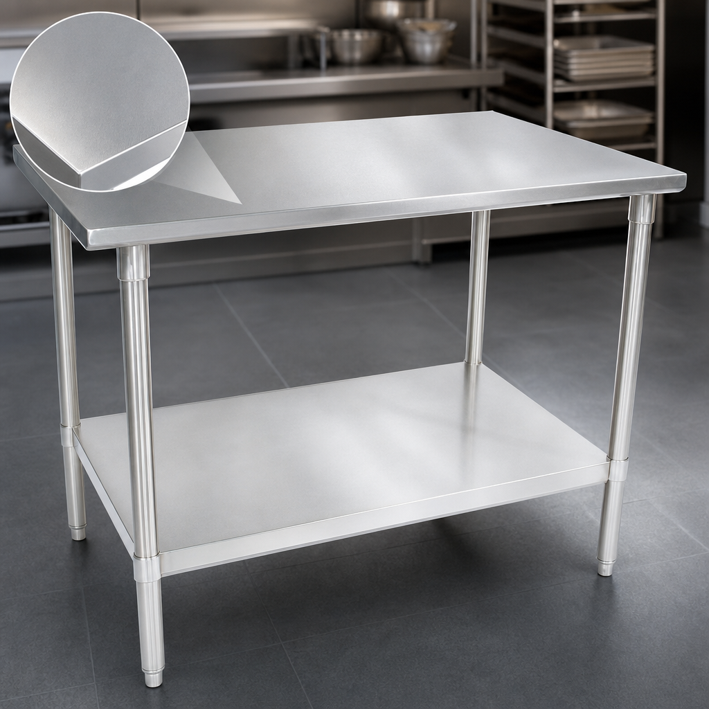 14-Gauge Stainless Steel Top