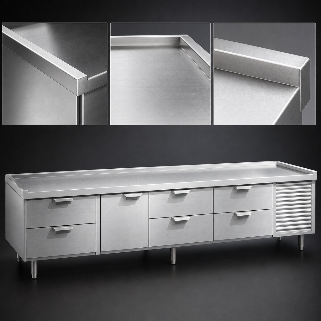 Heavy-Duty Stainless Steel Top