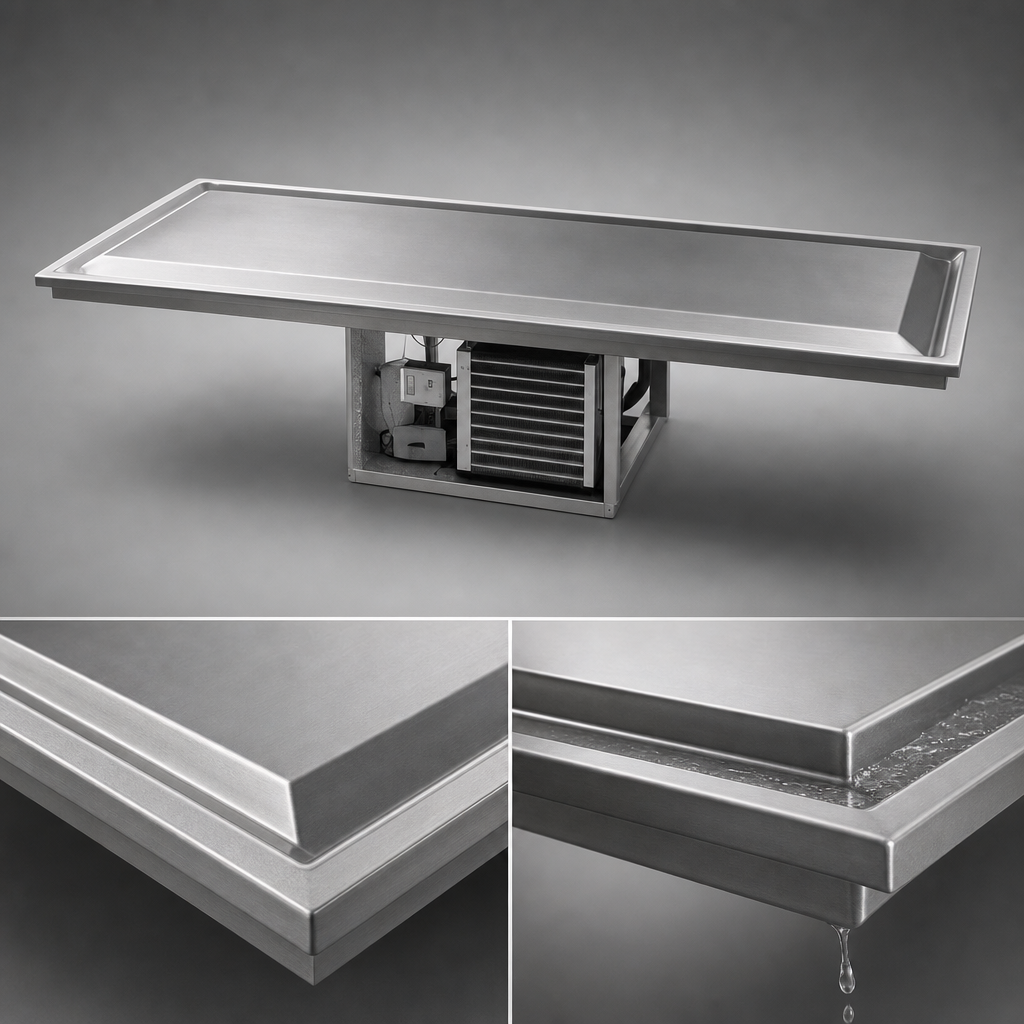 Raised Stainless Steel Top