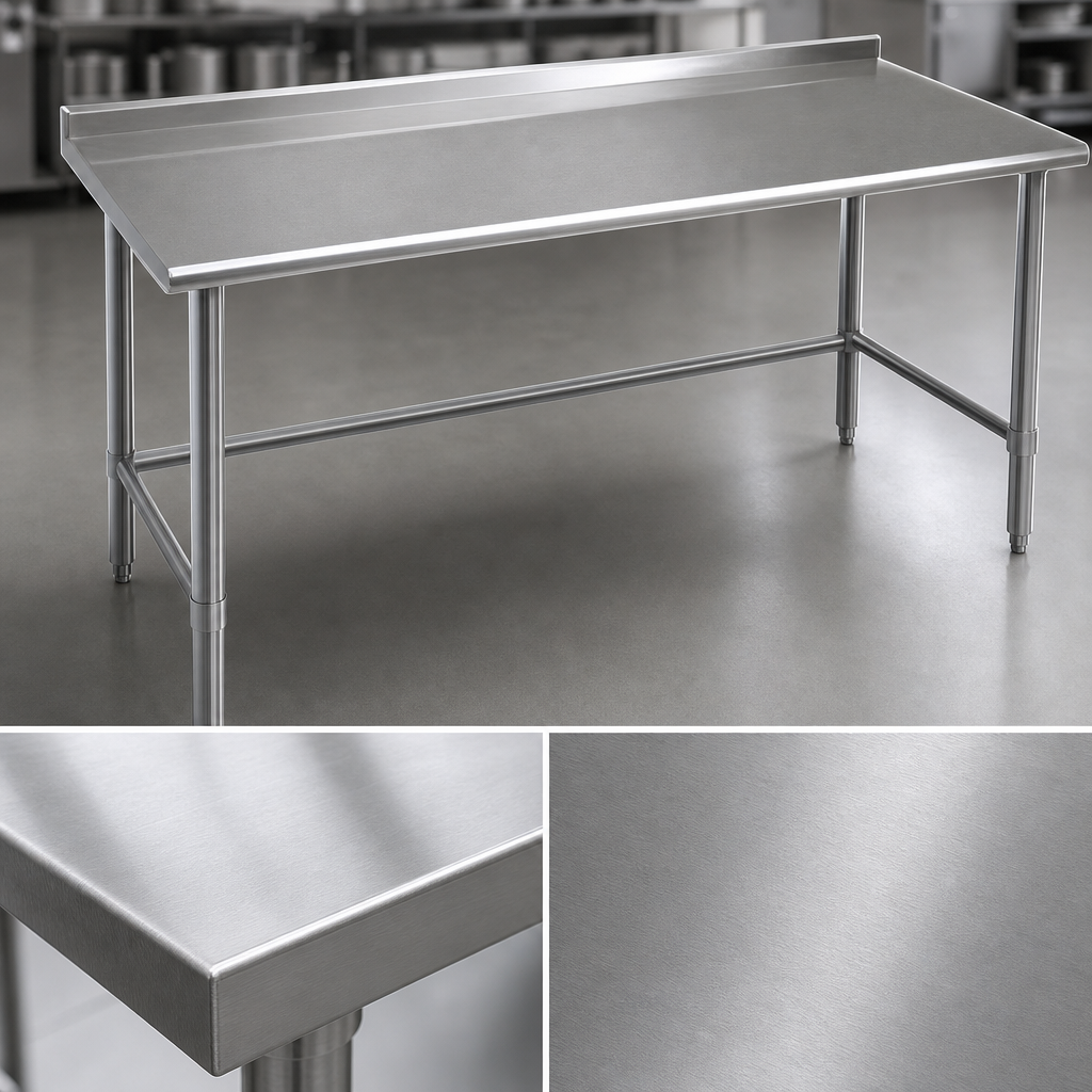 14-Gauge 300 Series Stainless Steel Top
