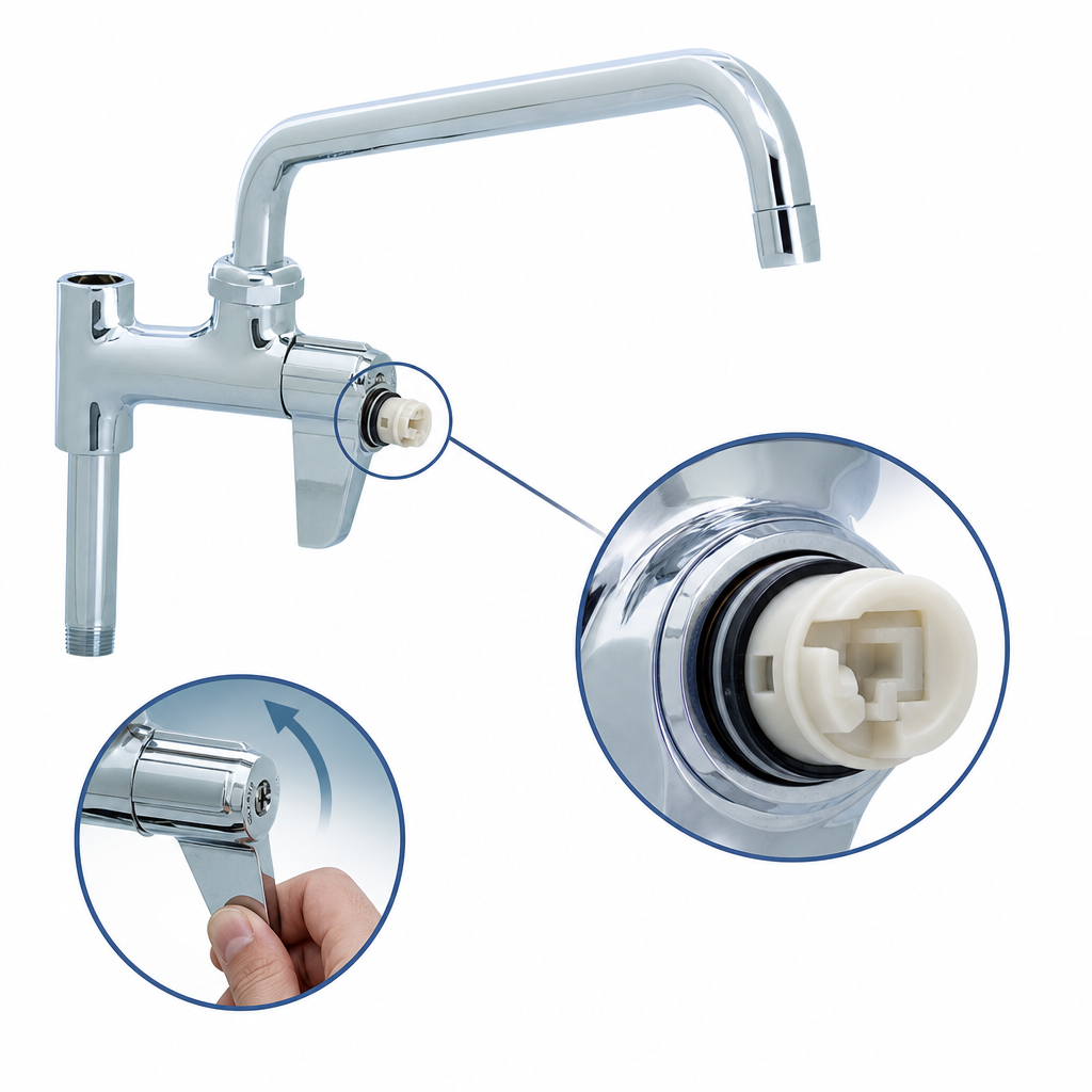 Quarter-Turn Ceramic Cartridge