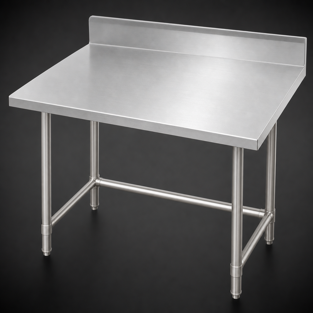 16-Gauge 304 Stainless Steel Top