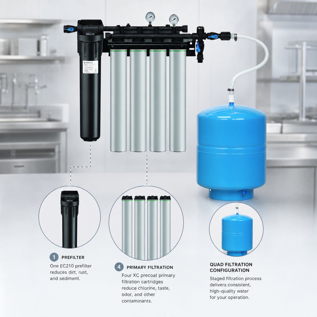 Quad Filtration Configuration