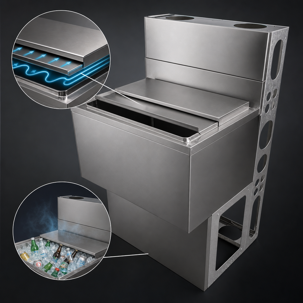 10-Circuit Aluminum Cold Plate