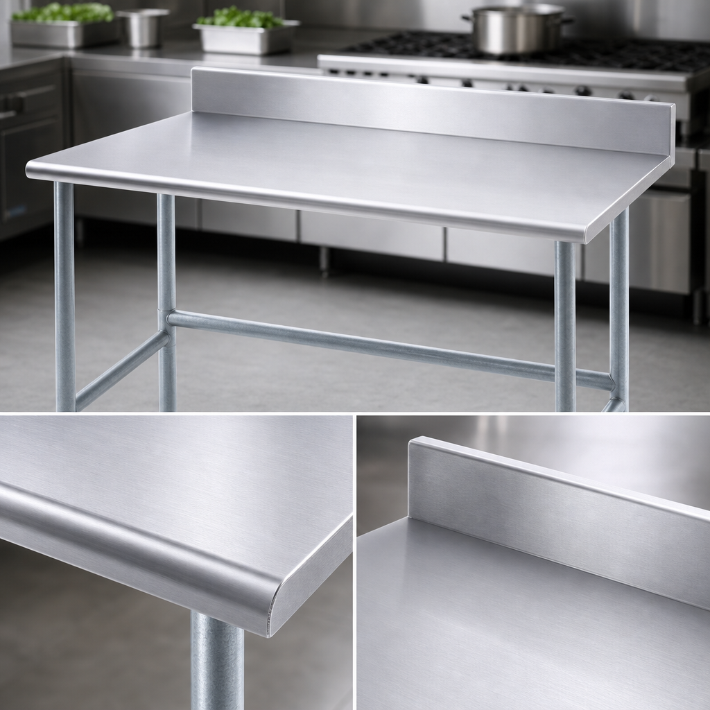 16-Gauge 430 Stainless Steel Top