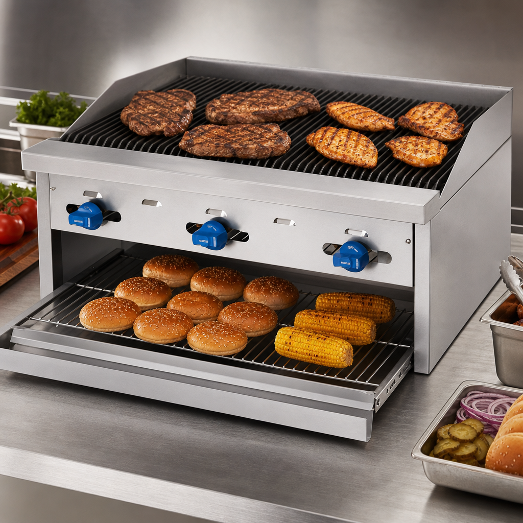 Char-Broiler and Warmer Combination