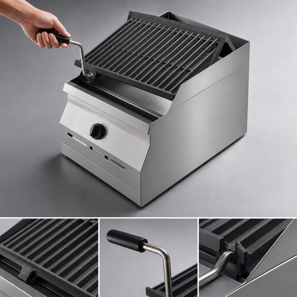 Tilt-Type Cast Iron Grates