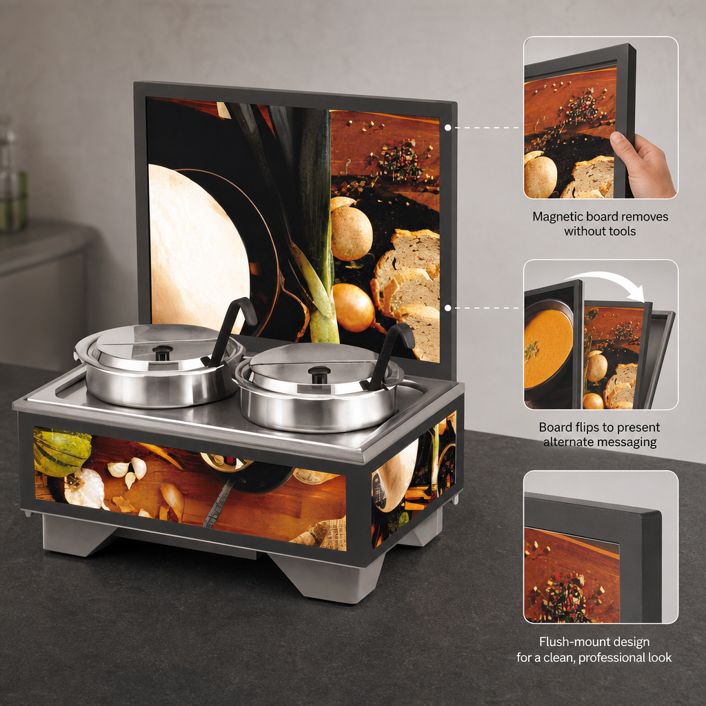Flush-Mount Menu Board
