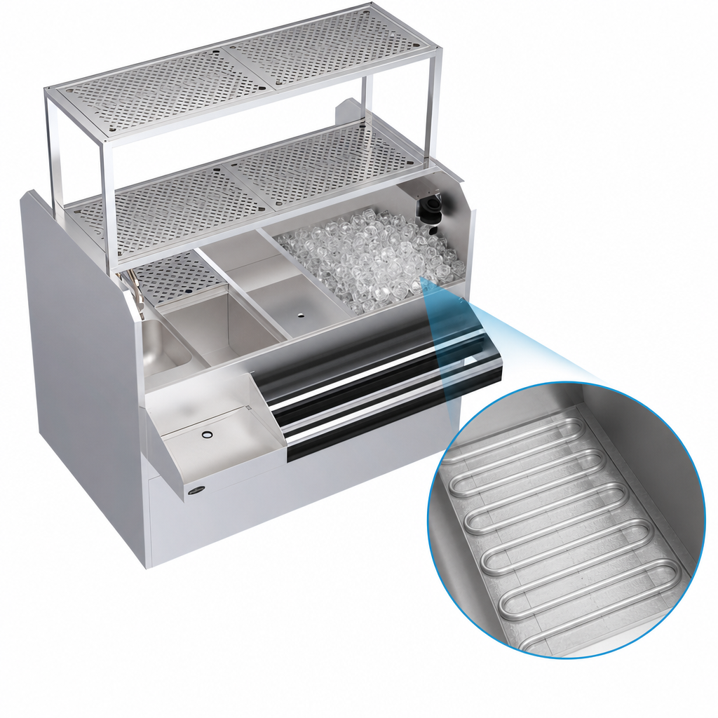 Built-In 10-Circuit Cold Plate