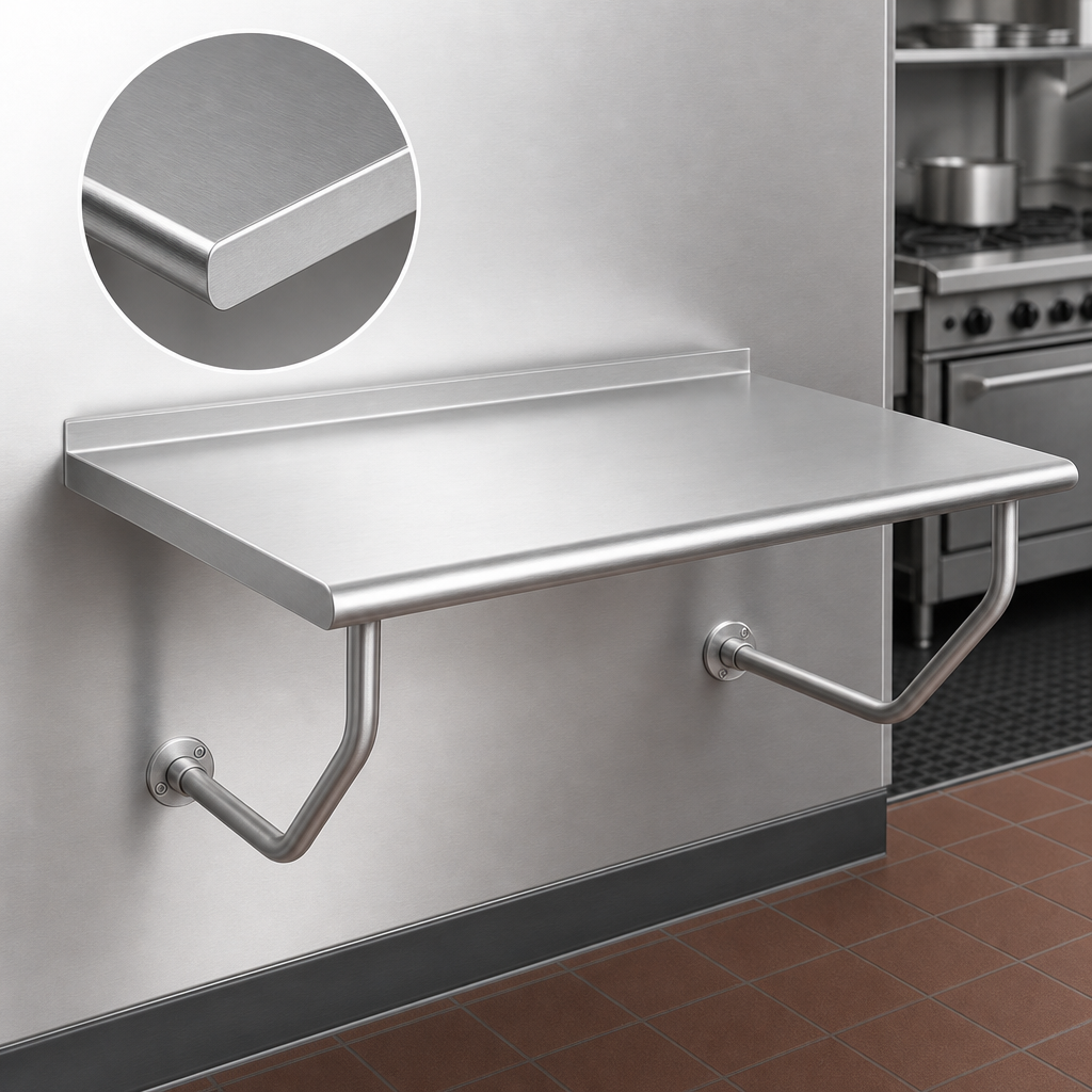 14 Gauge 304 Stainless Steel Top
