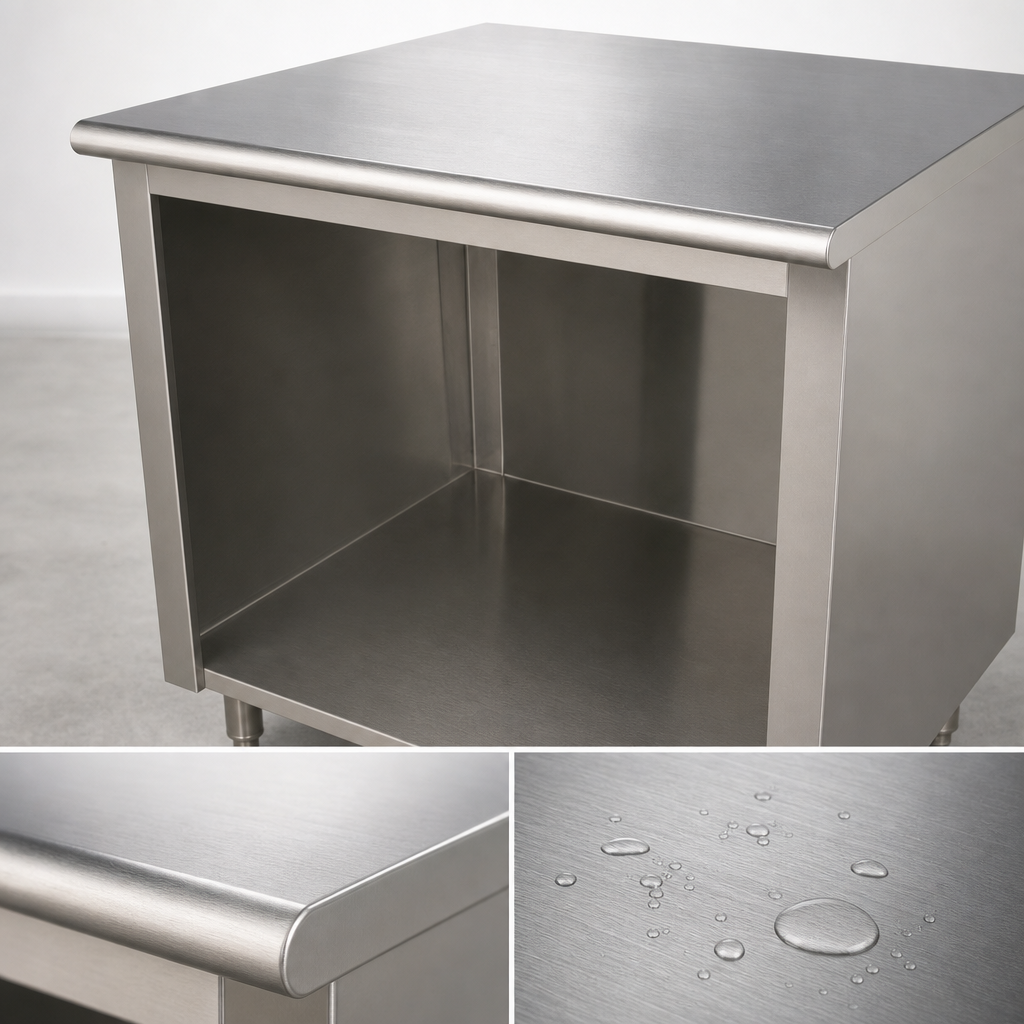16 Gauge 304 Stainless Steel Top
