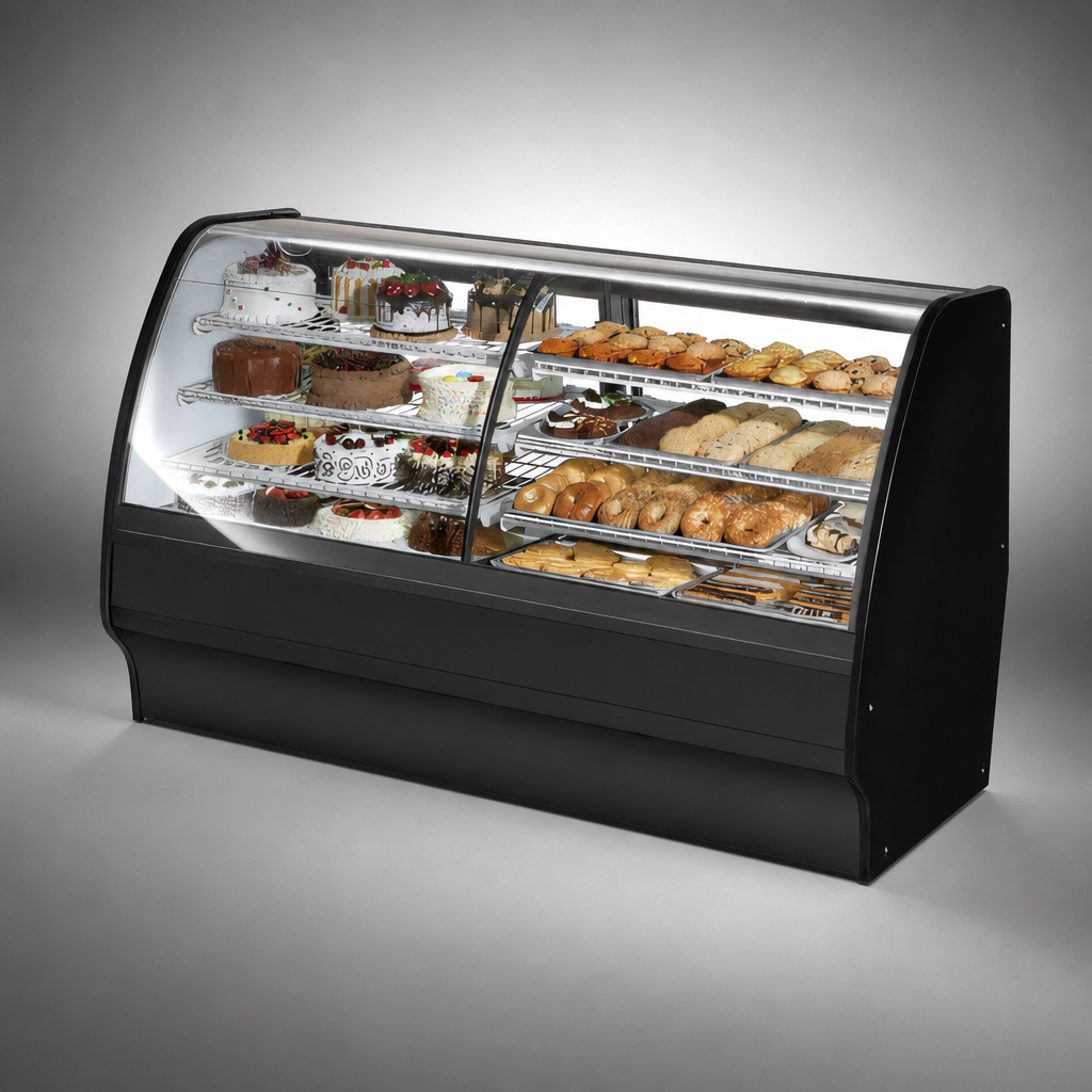 Fixed Curved Glass Front