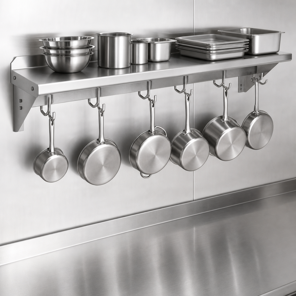 Integrated Pot Rack