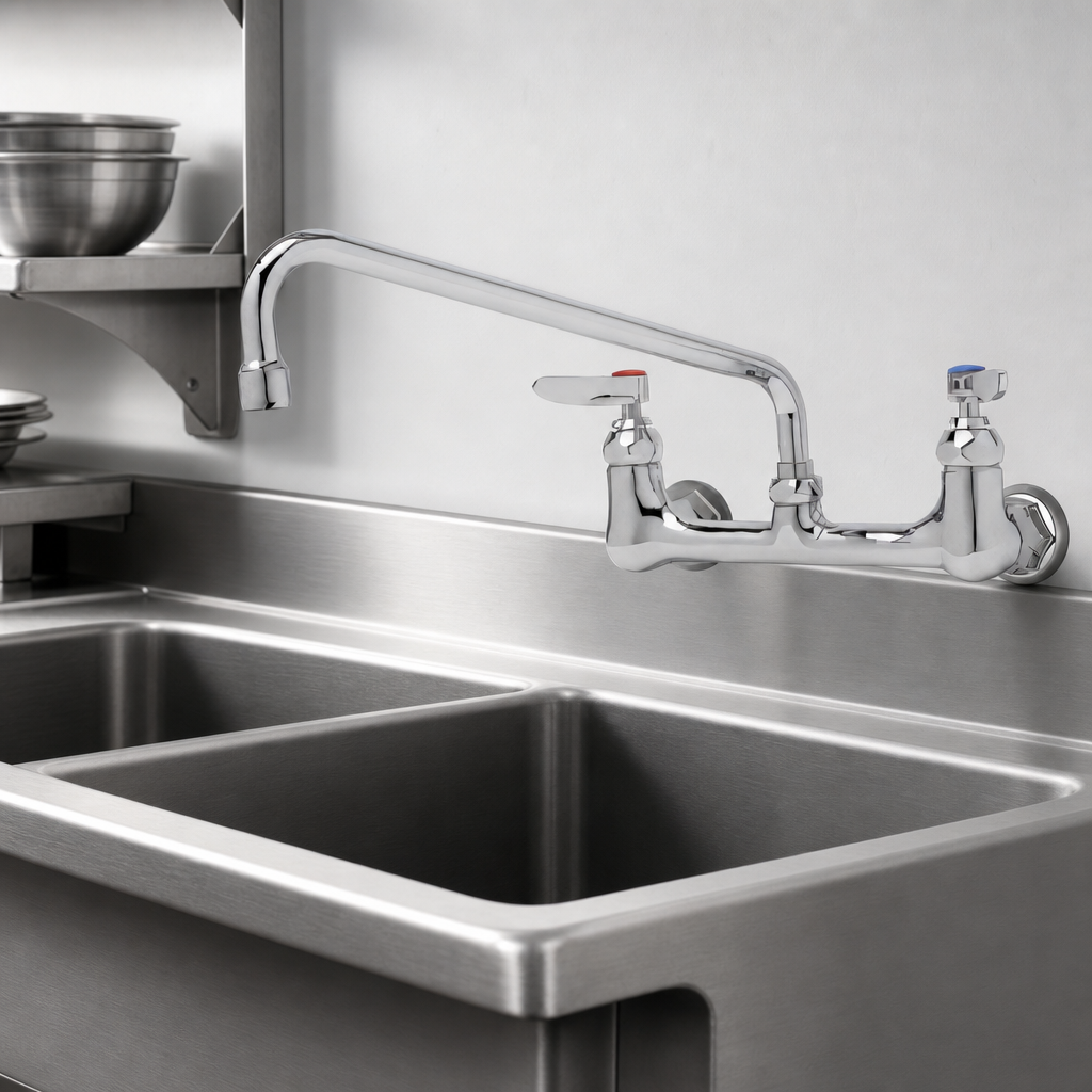 Wall-Mount Mixing Faucet
