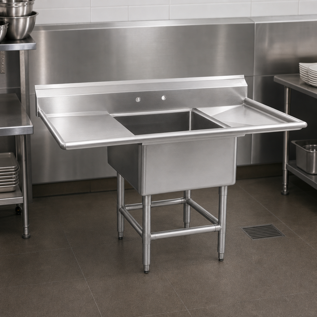 Single Compartment With Left Drainboard