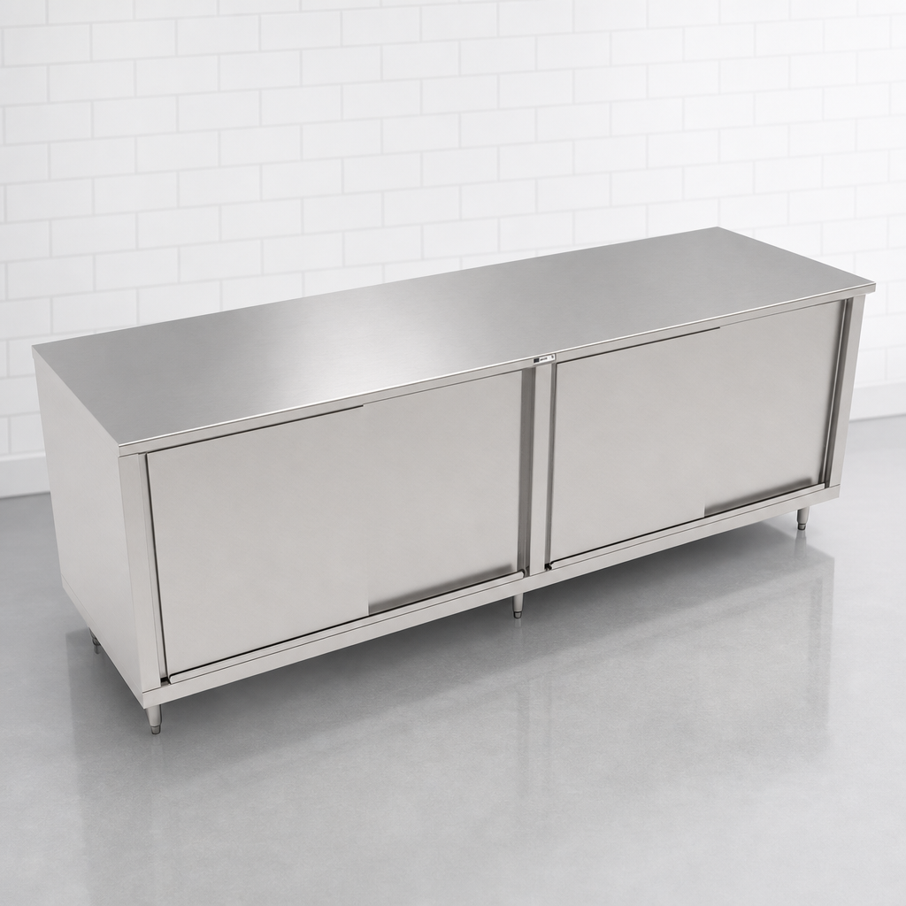 Flat Stainless Steel Work Surface