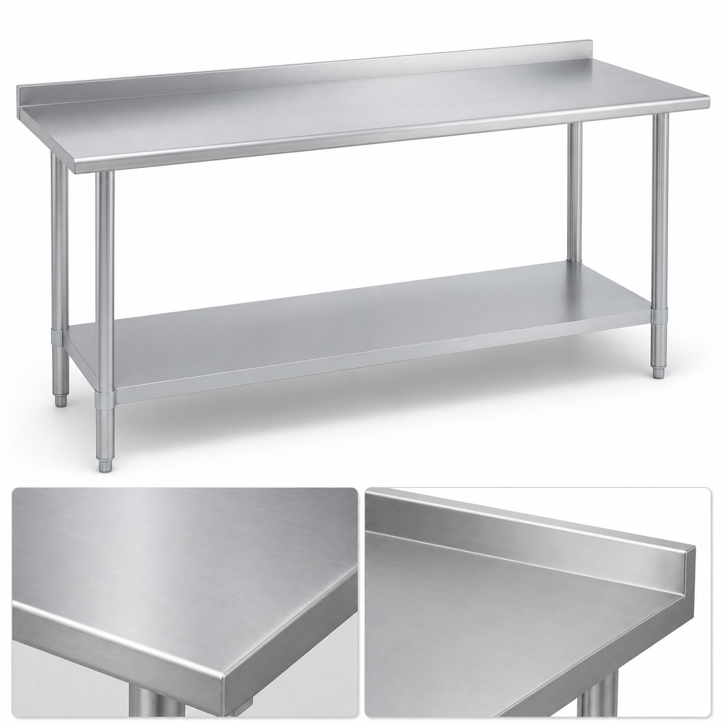 16-Gauge 400-Series Stainless Steel Top