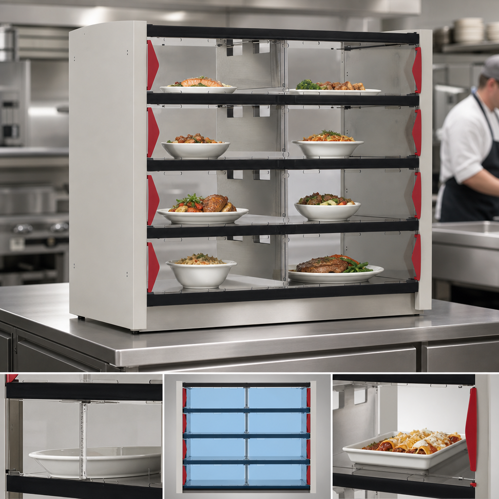 Eight Compartment Holding Area