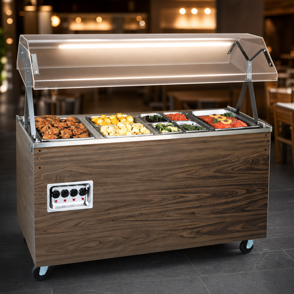 Illuminated Buffet Breath Guard