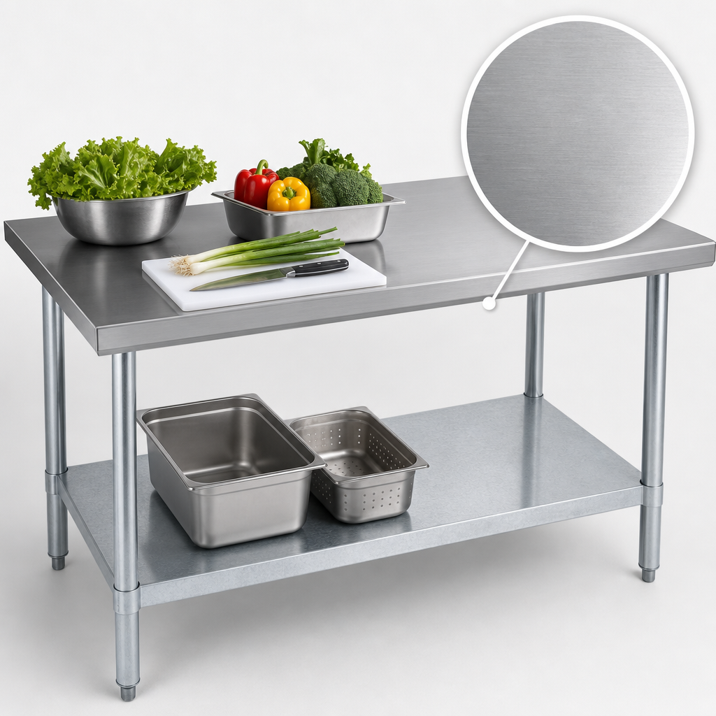 16 Gauge 300 Series Stainless Steel Top