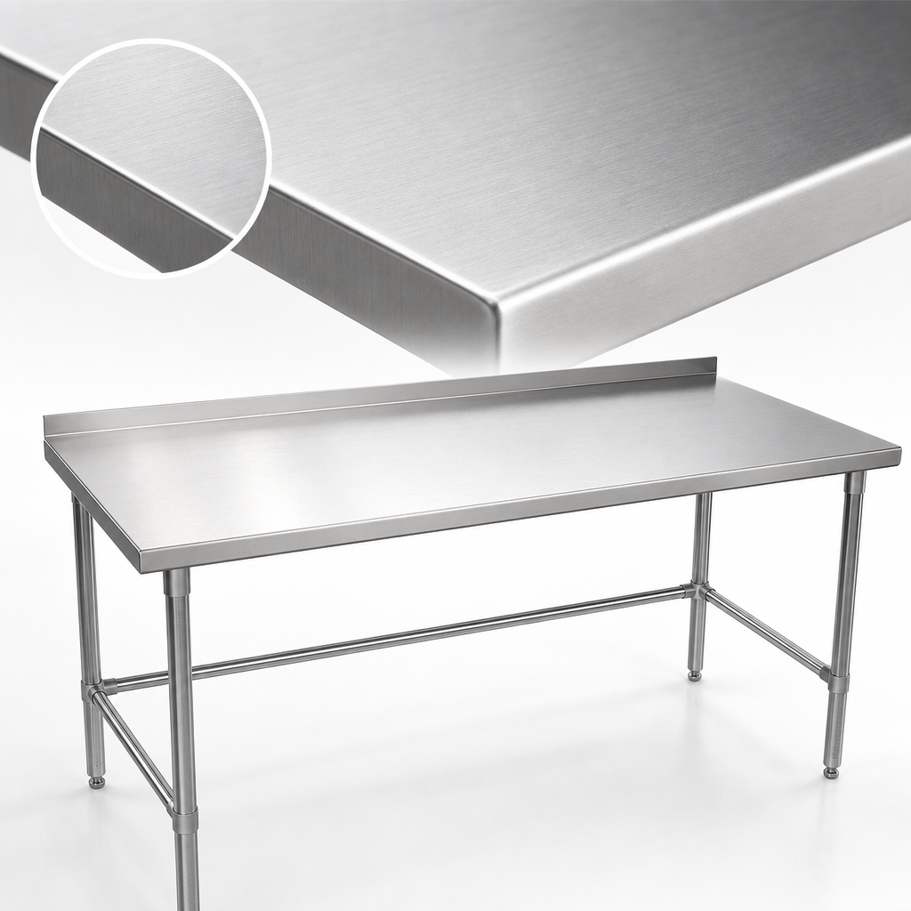 16-Gauge Stainless Steel Top
