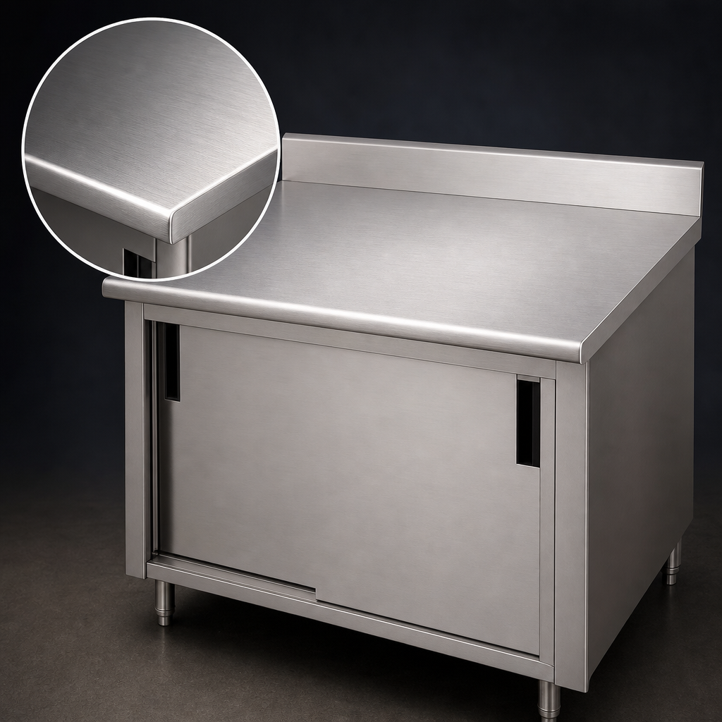 14-Gauge 304 Stainless Steel Top