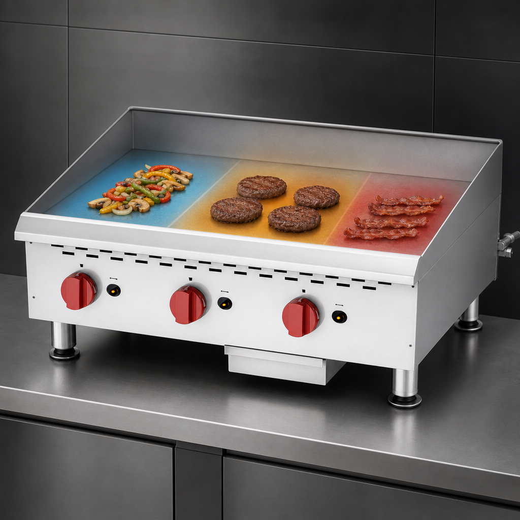 Thermostatic Independent Cooking Zones