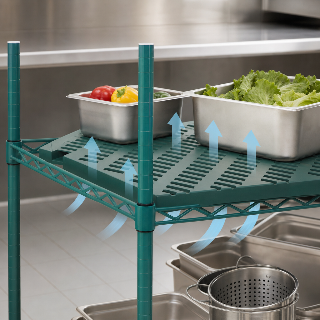 Louvered Shelf Design