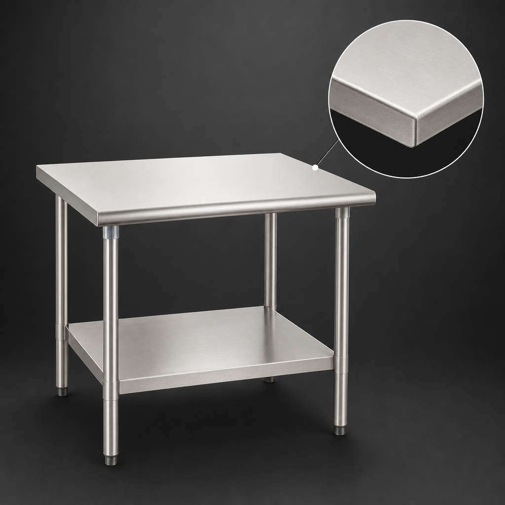 16-Gauge 300-Series Stainless Steel Top