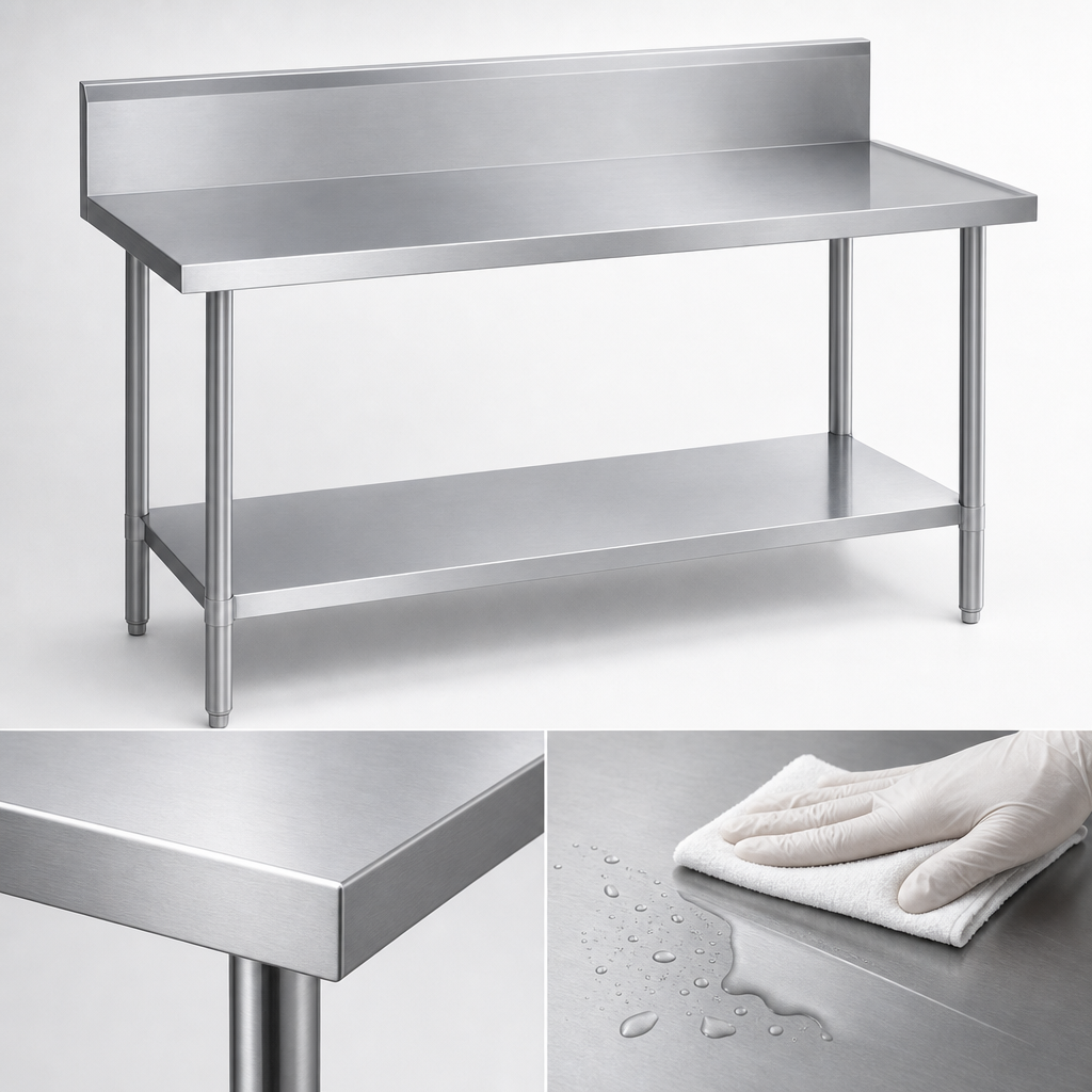 14-Gauge 300-Series Stainless Steel Top