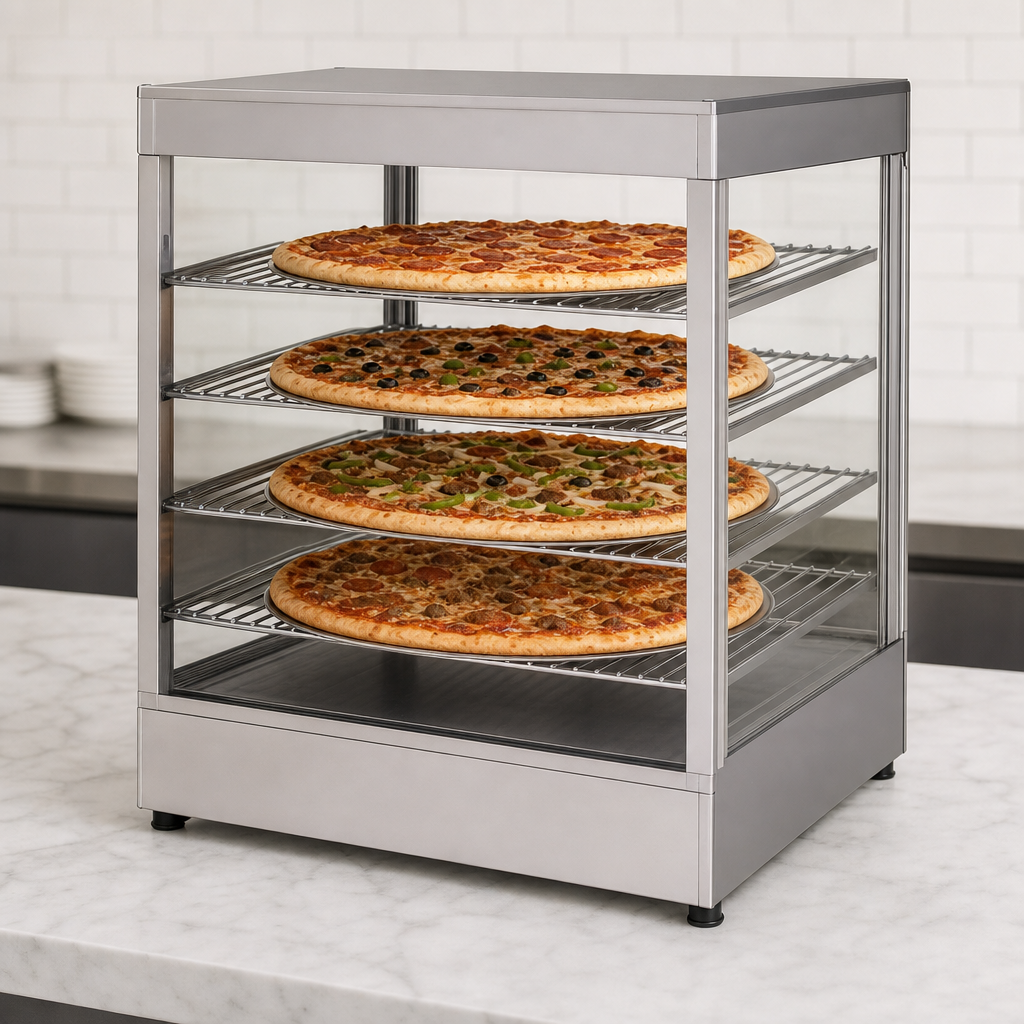 Four-Shelf Pizza Capacity