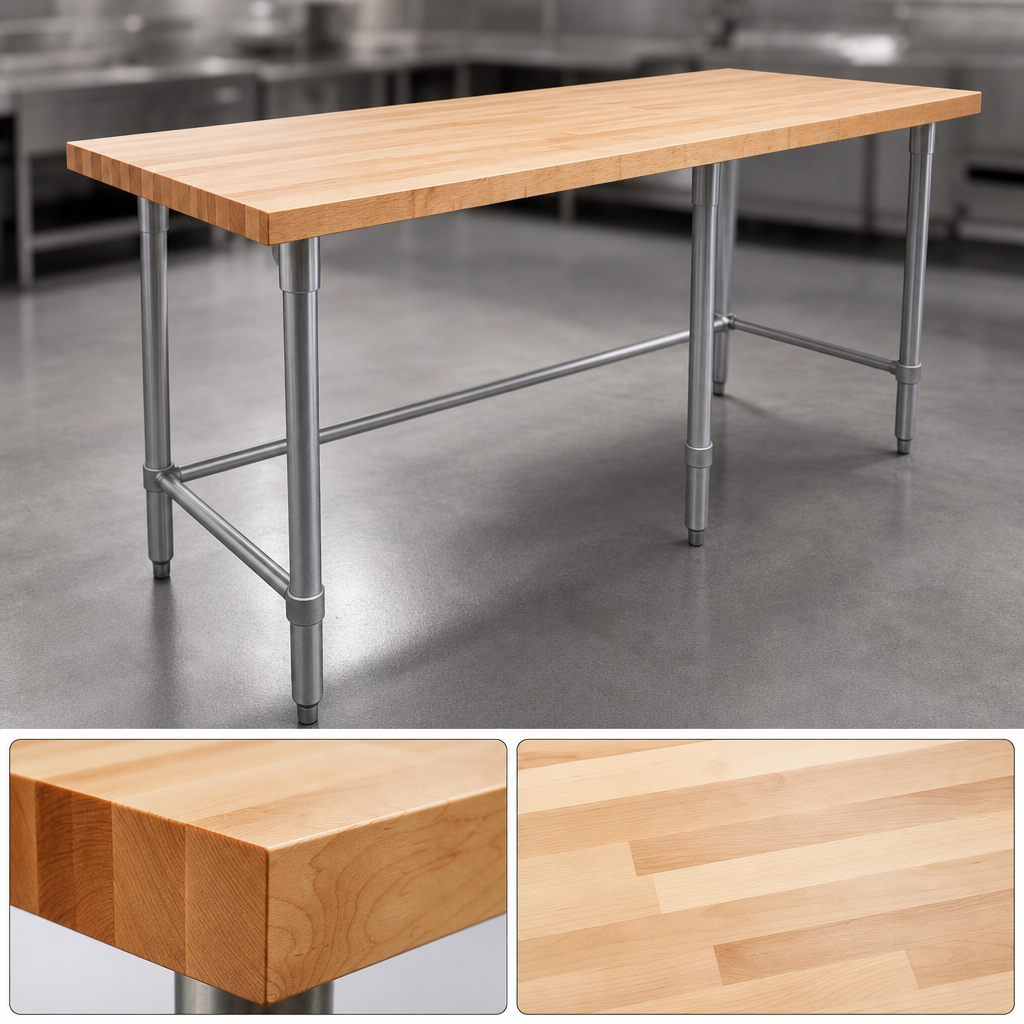 Edge Grain Flat Top