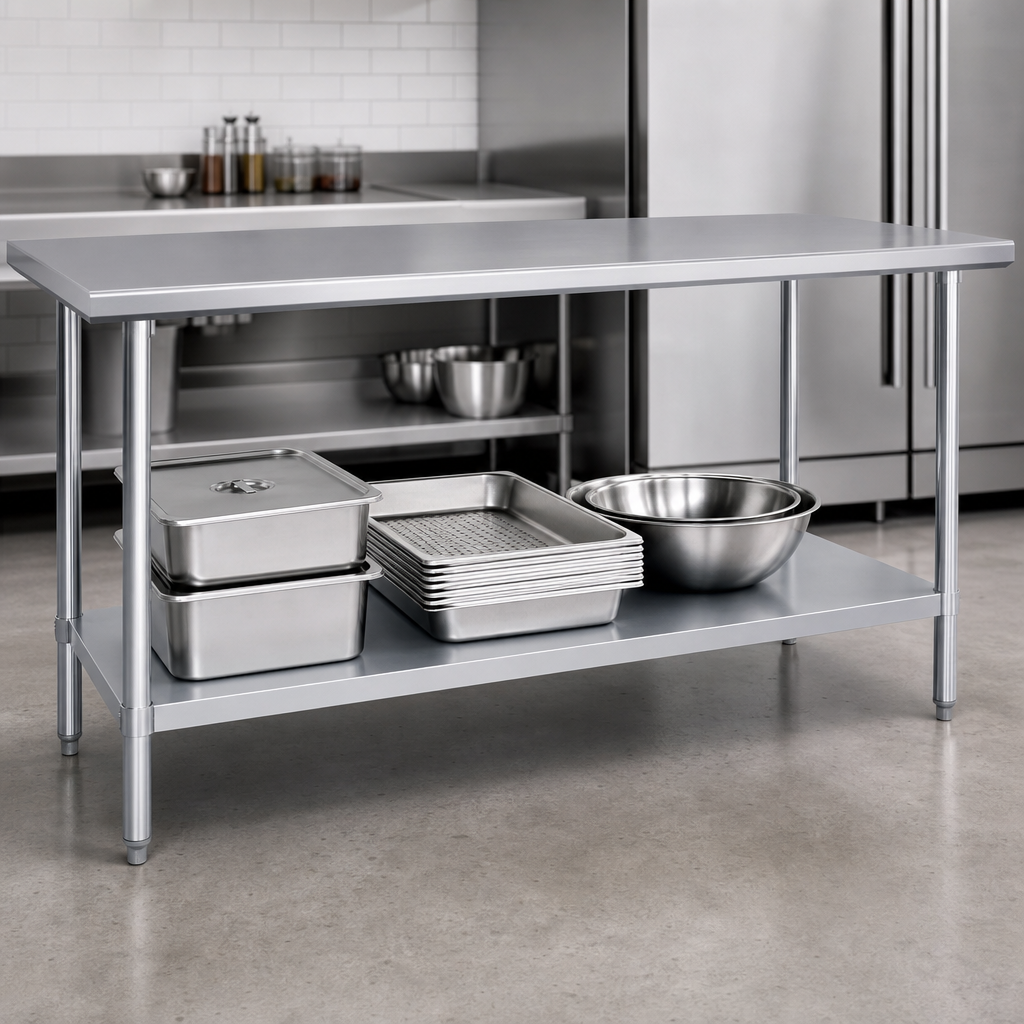 Open Base with Undershelf
