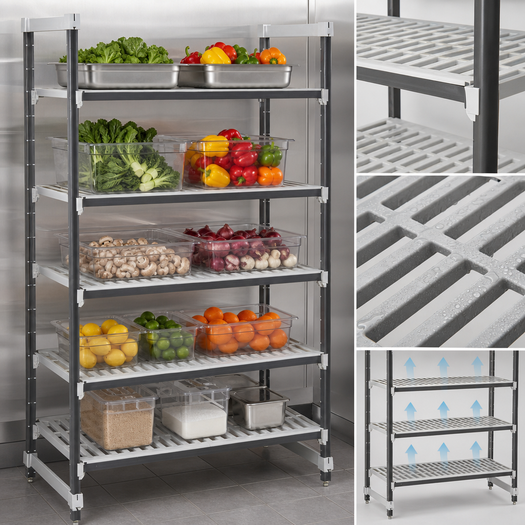 Five-Tier Vented Shelves