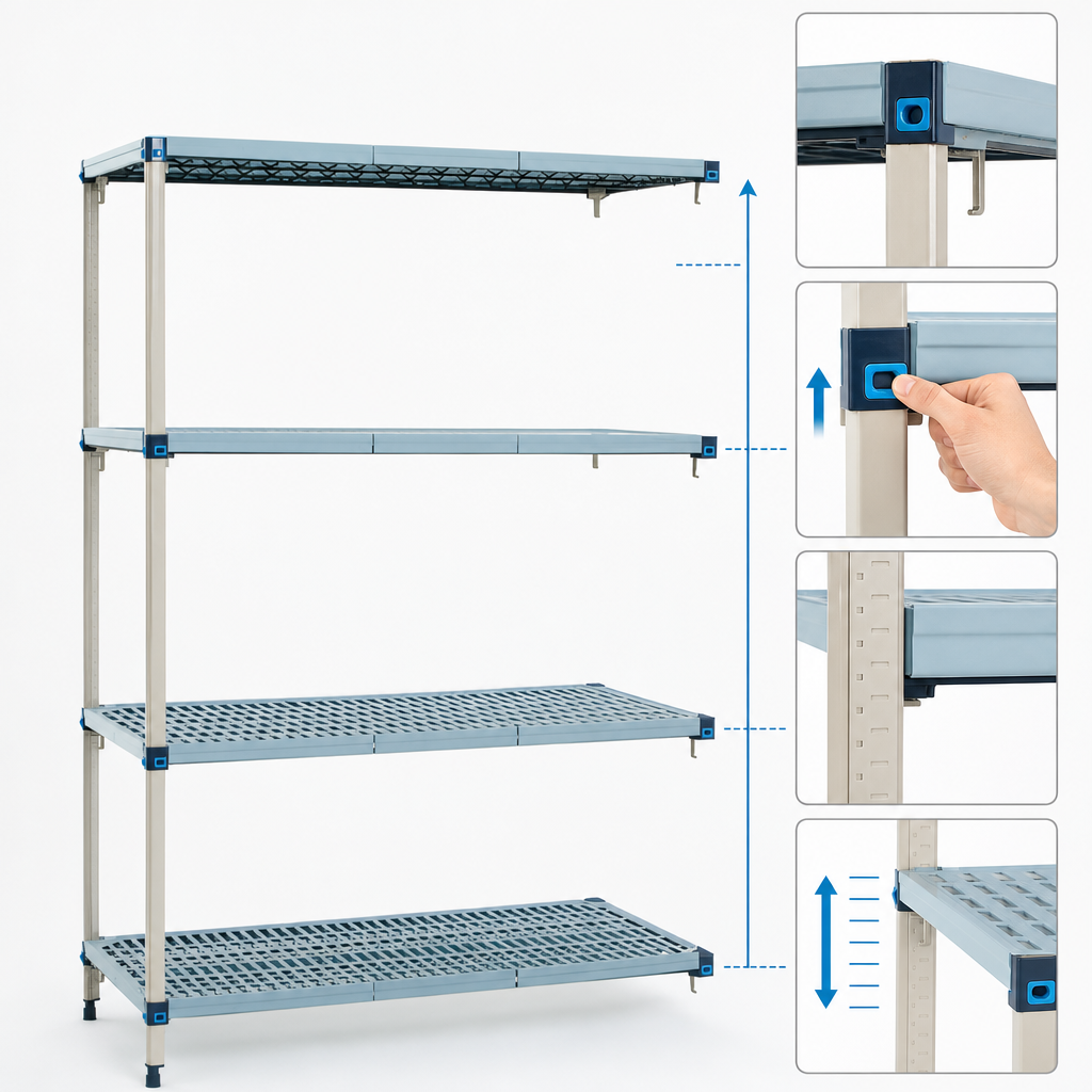 Quick-Adjust Shelf System