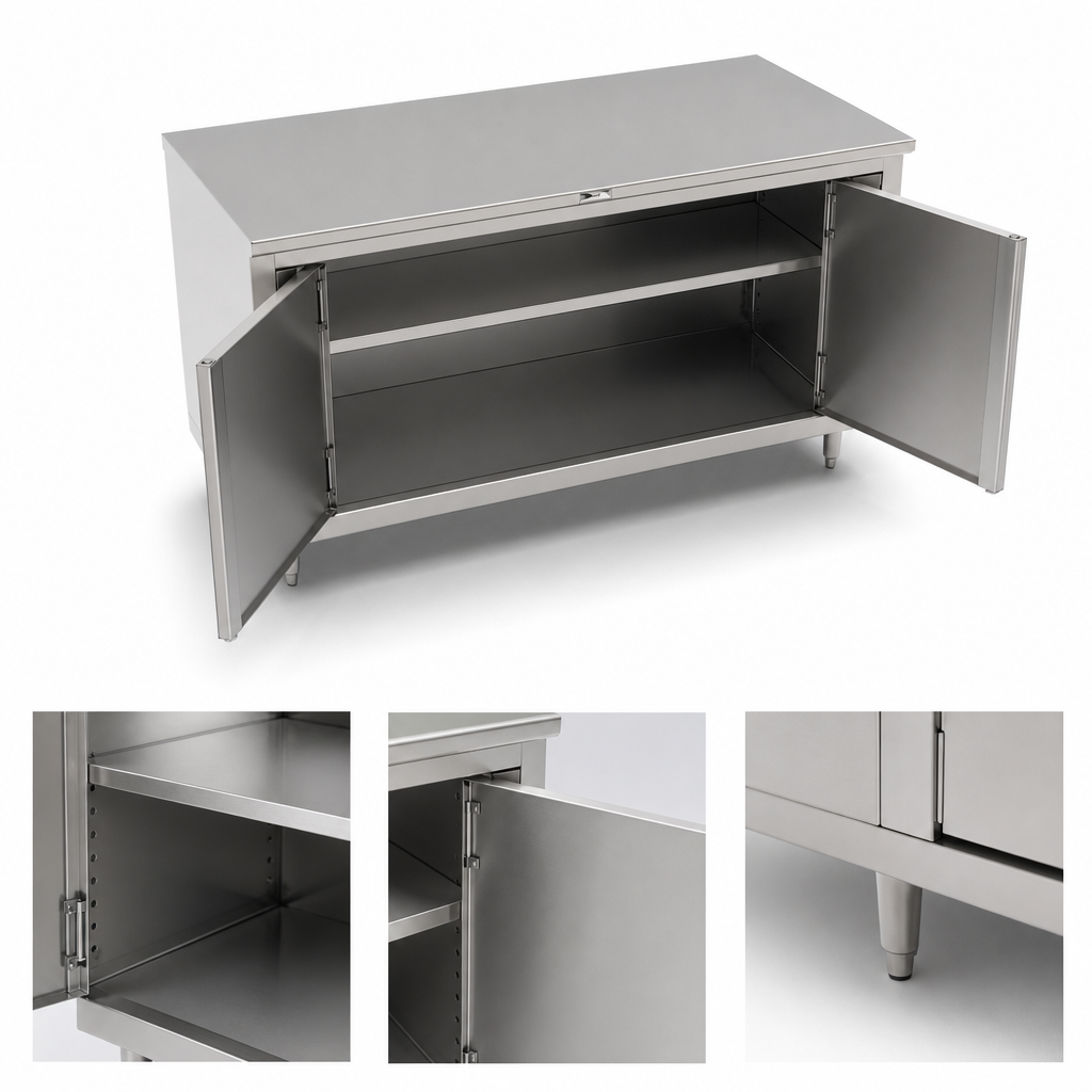 Cabinet Base with Hinged Doors