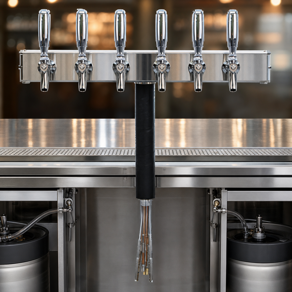 Six-Faucet Layout