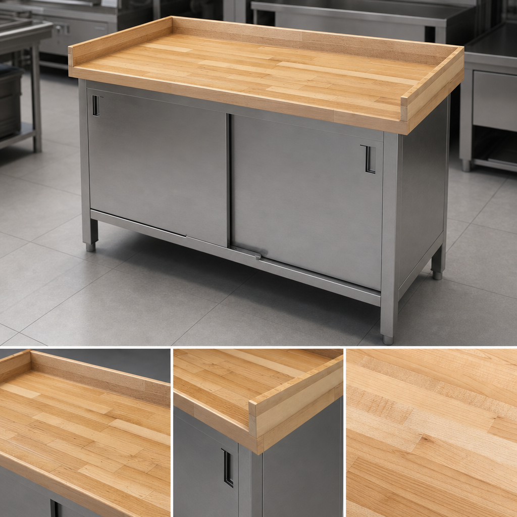 Edge-Grain Maple Work Surface