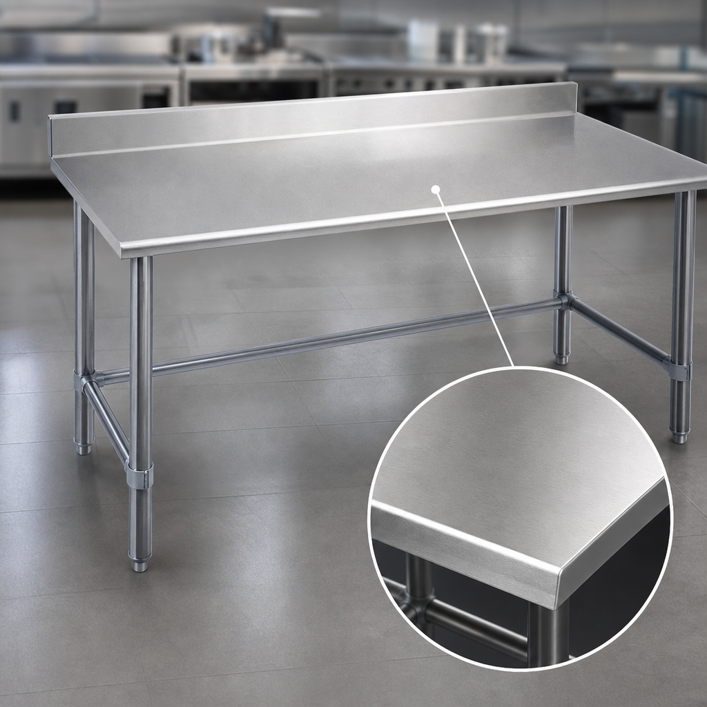14 Gauge 300 Series Stainless Steel Top