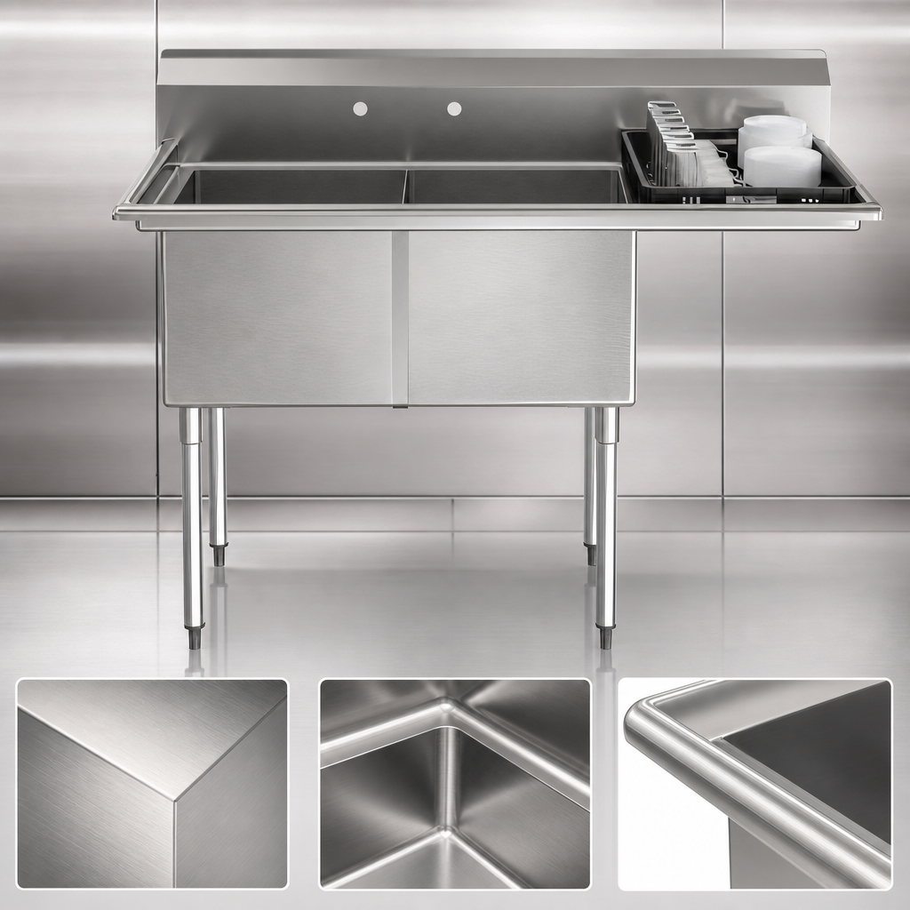 18-Gauge Stainless Steel Construction
