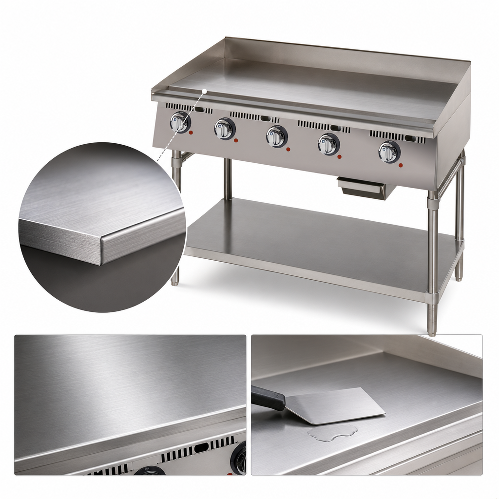 Chrome-Plated Griddle Plate