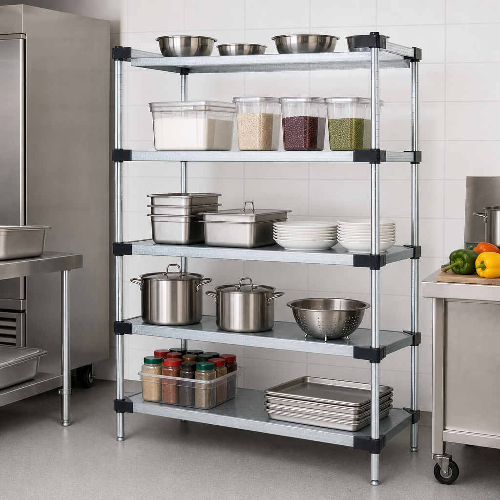 Five Solid Shelves
