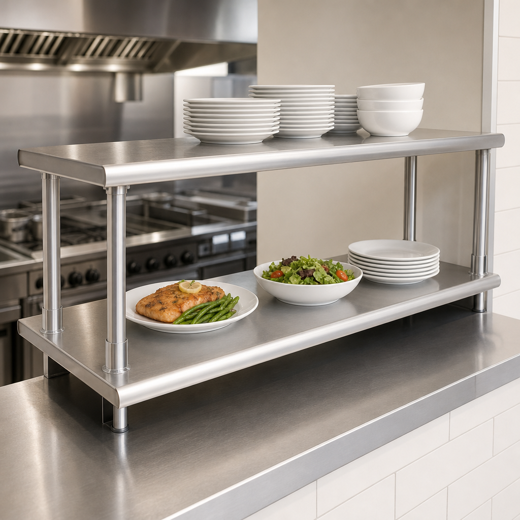Pass-Thru Shelf with Overshelf