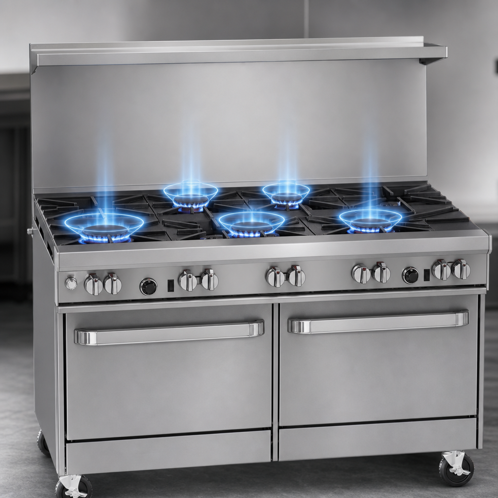 Five Open Burners