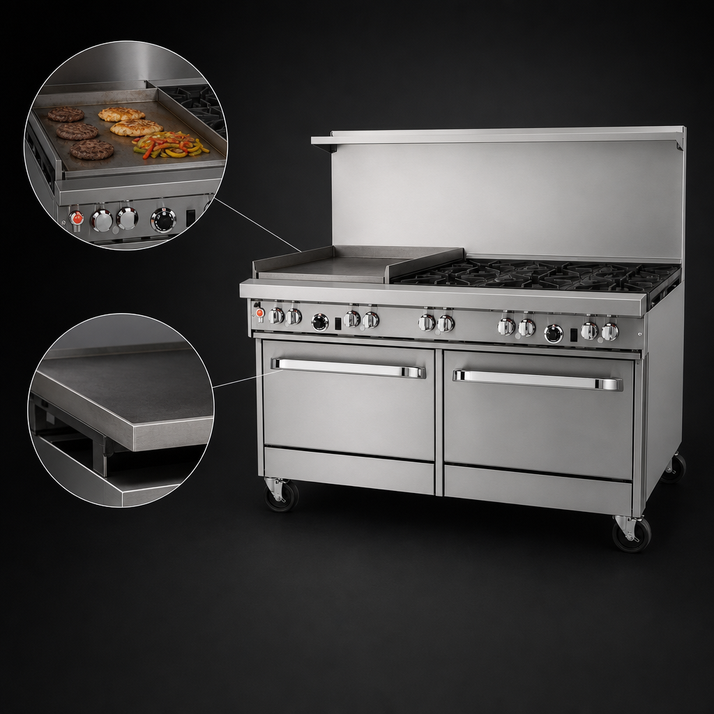 24-Inch Raised Griddle/Broiler