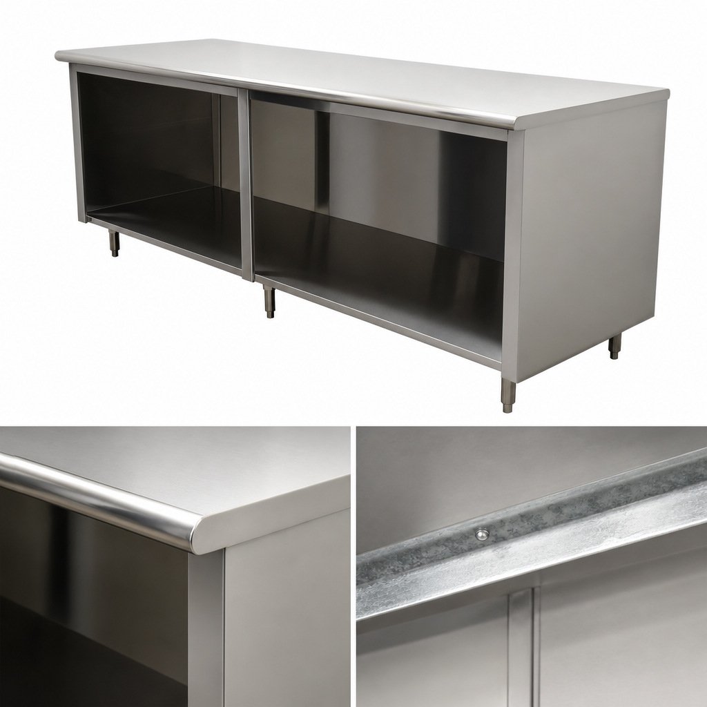 16 Gauge 304 Stainless Steel Top