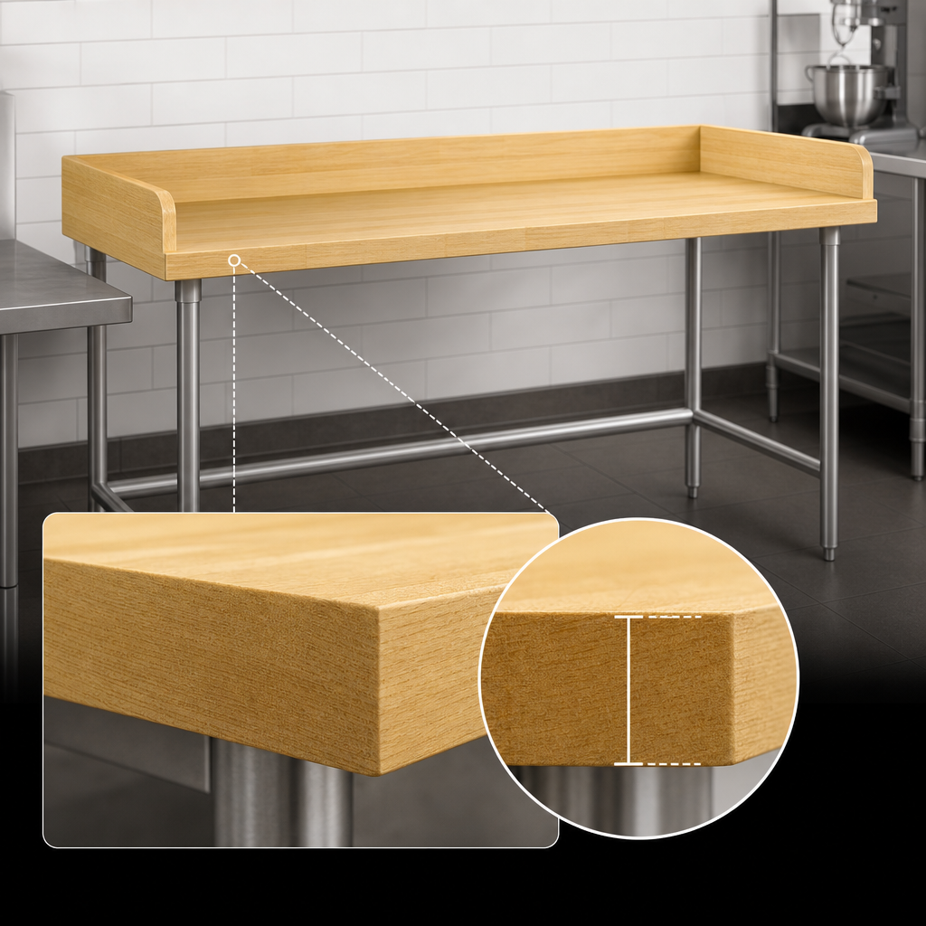 1-3/4-Inch Thick Wood Top