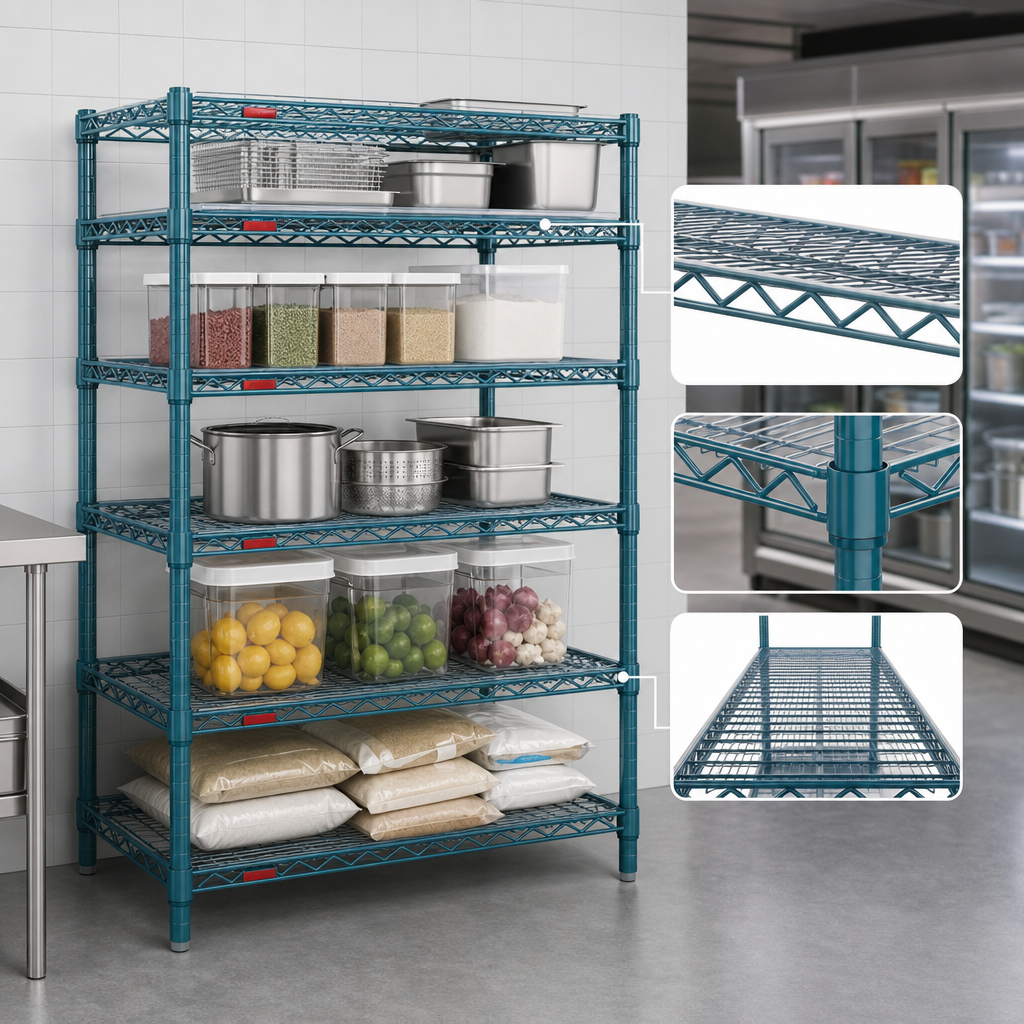 Patented QuadTruss® Shelves