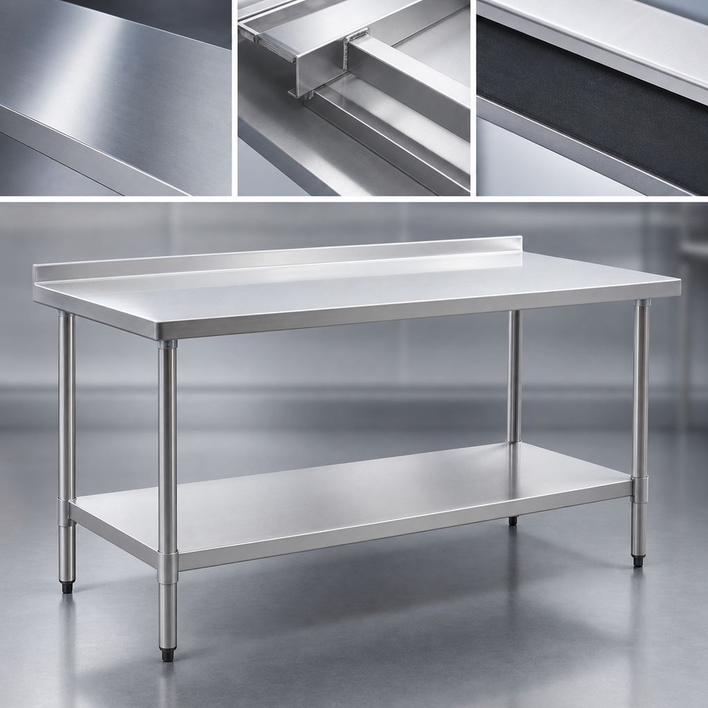 16 Gauge 300 Series Stainless Steel Top