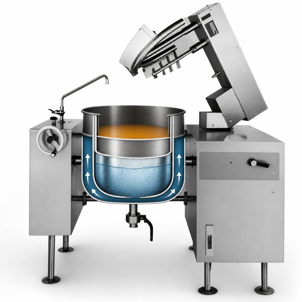 2/3 Jacket Kettle Interior